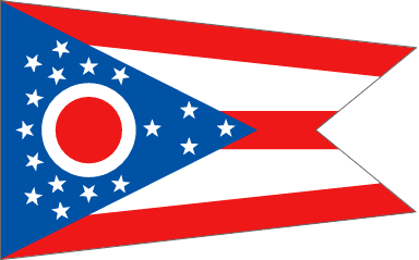 Ohio State Flag Old Man