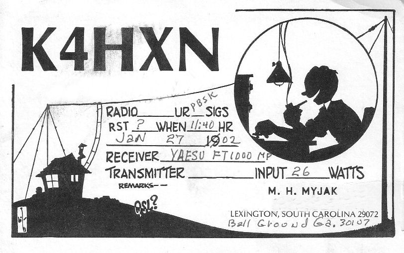 K4HXN - Mitchel H. 'Mike' Myjak