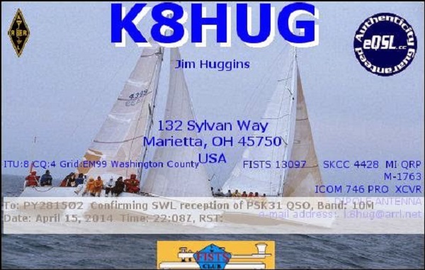K8HUG - James S. 'Jim' Huggins 