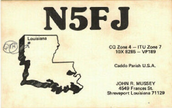 N5FJ - John R. Mussey