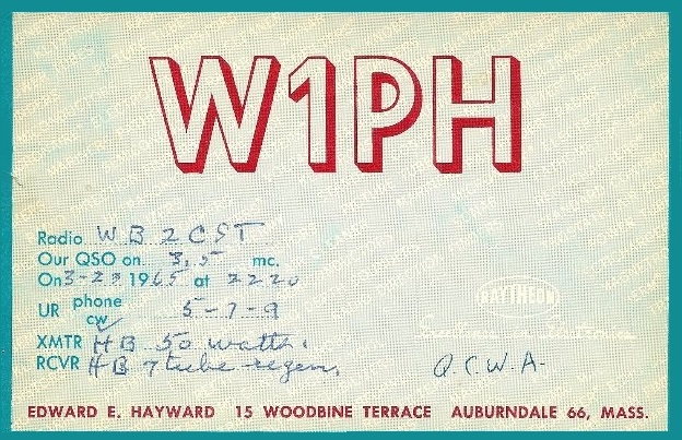 W1PH - Edward E. Hayward 