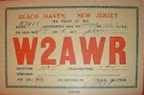 W2AWR - Walter E. Cranmer