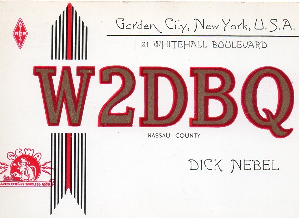 W2DBQ - Richard E. 'Dick' Nebel