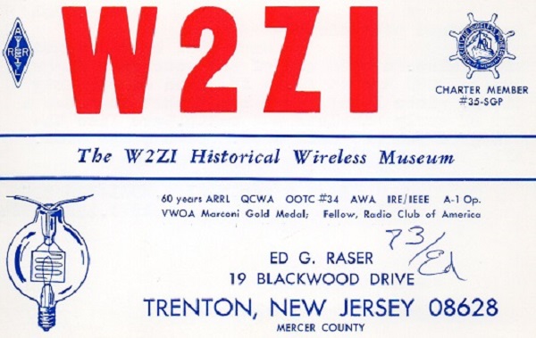 W2ZI - Edward G. 'Ed' Raser 