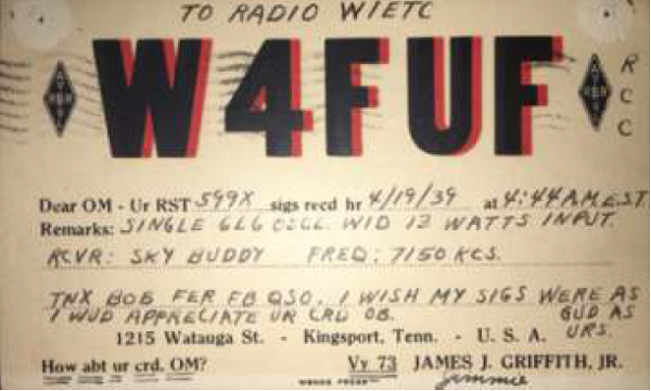 W4FUF - James J. 'Jim' Griffith