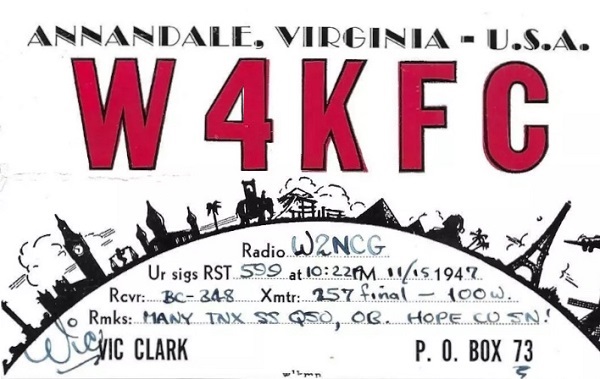 W4KFC - Victor C. 'Vic' Clark