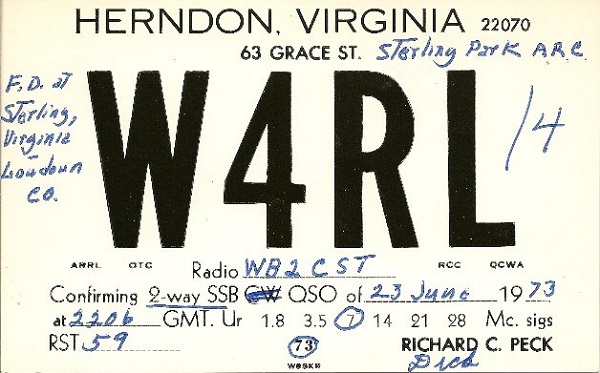 W4RL - Richard C. 'Dick' Peck