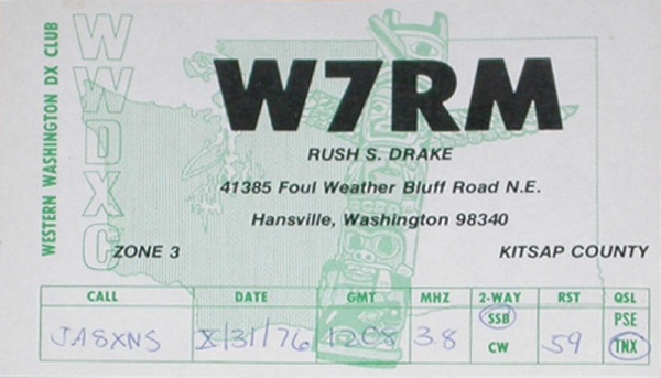W7RM - Rush S. Drake