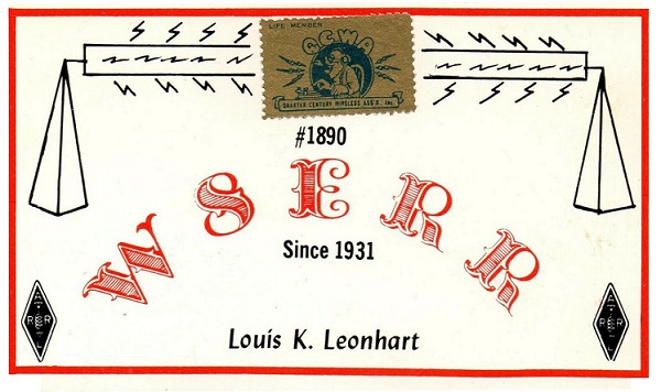 W8ERR - Louis K. 'Lou' Leonhart