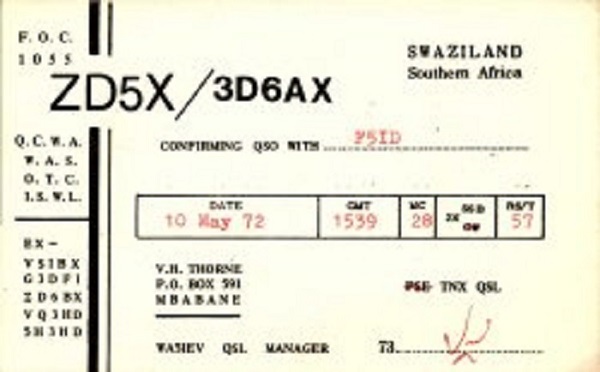 3D6AX - Victor H. 'Vic' Thorne 3D6AX - Victor H. 'Vic' Thorne