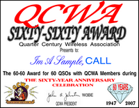 60-60 Award