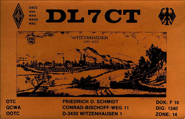 DL7CT - Friedrich O. Schmidt