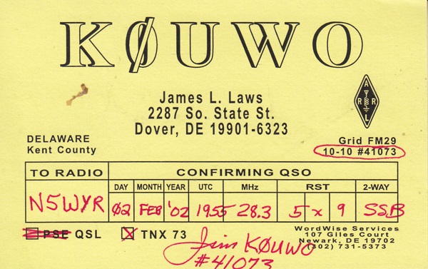 KØUWO - James L. Laws