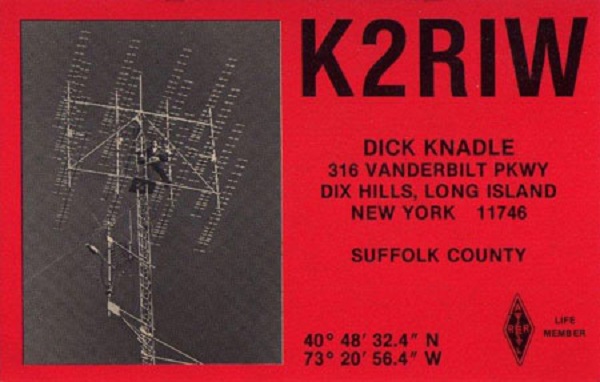 K2RIW - Richard T. 'Dick' Knadle