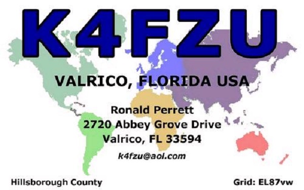 K4FZU - Ronald L. 'Ron' Perrett