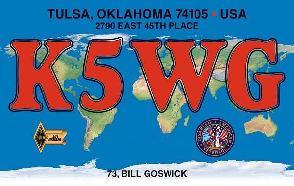K5WG - William E. 'Bill' Goswick