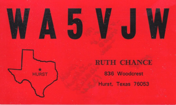 K5YL - Marjetta R. 'Ruth' Tongate