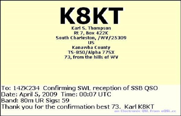 K8KT - Karl S. Thompson