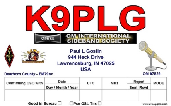 K9PLG - Paul L. Goslin 