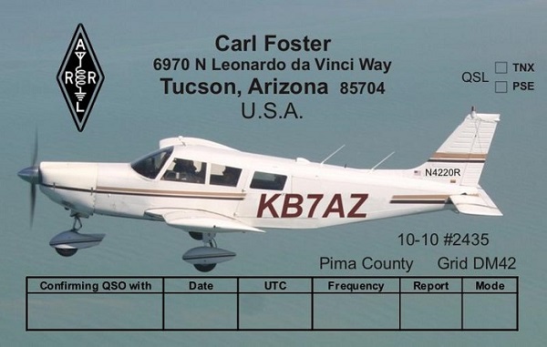 KB7AZ - Carl G. Foster