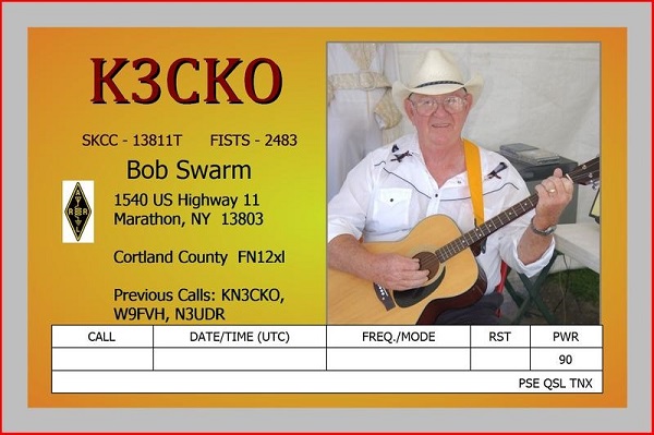 N3URD - Robert E. 'Bob' Swarm N3URD - Robert E. 'Bob' Swarm