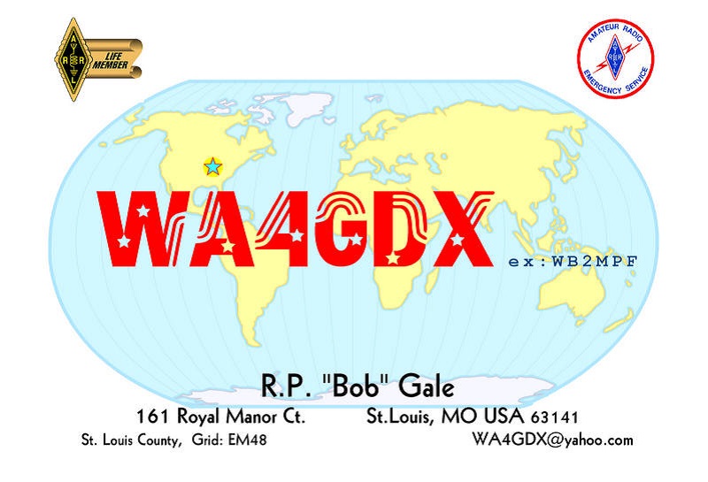 WA4GDX - Robert P. 'Bob' Gale