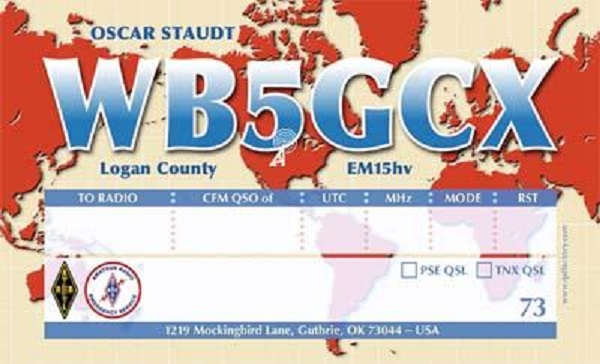 WB5GCX - Oscar K. Staudt Jr 